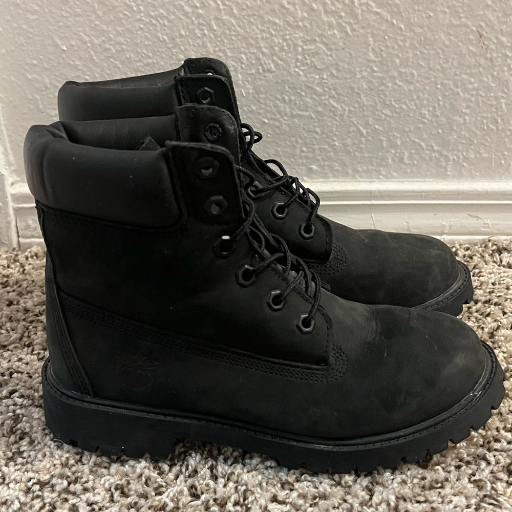 Junior Timberland® Premium 6-Inch Waterproof Boot Black Size 5.5